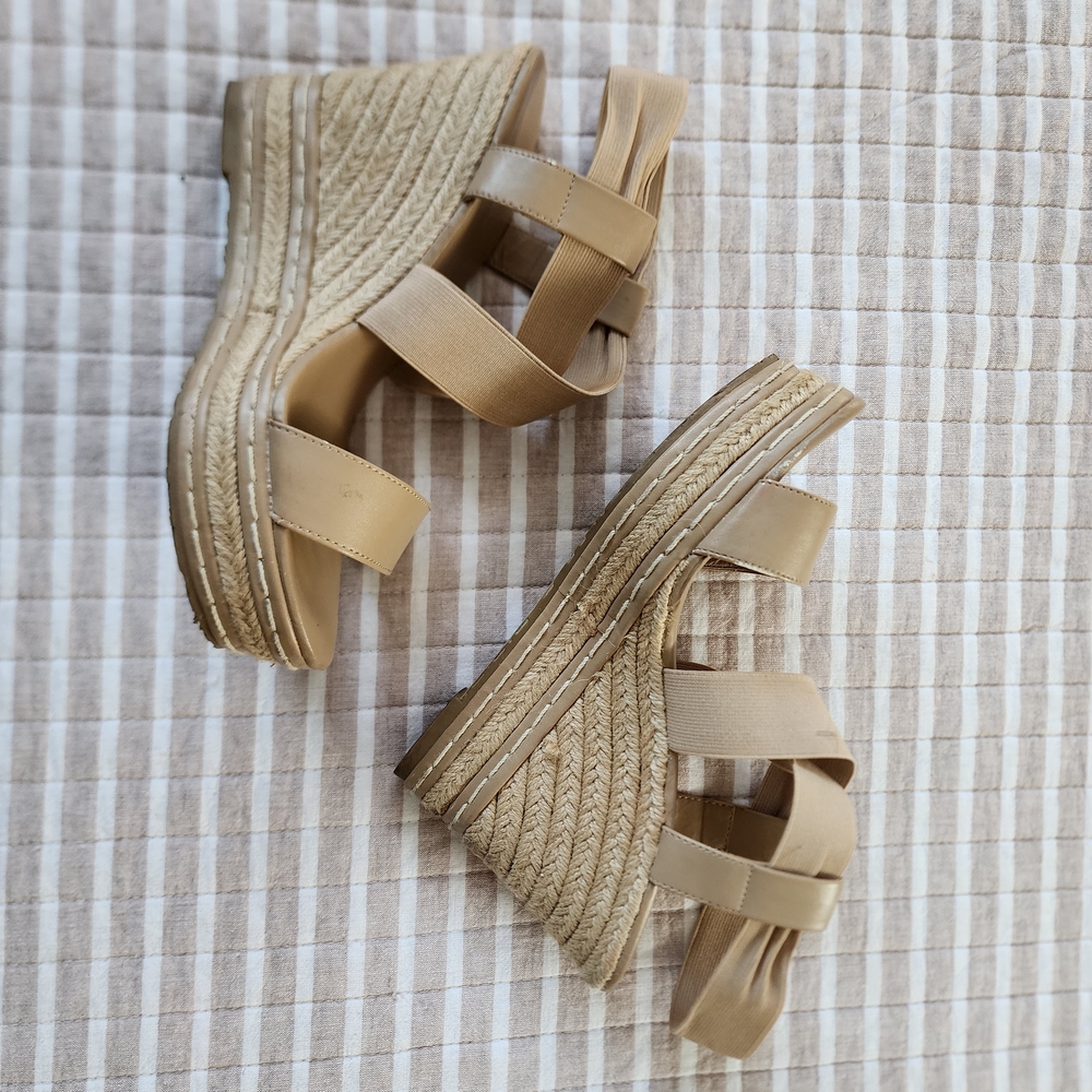 Charles By Charles David Tan Wedge Sandals